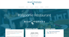 Desktop Screenshot of bluemonkeyrestaurant.com.au